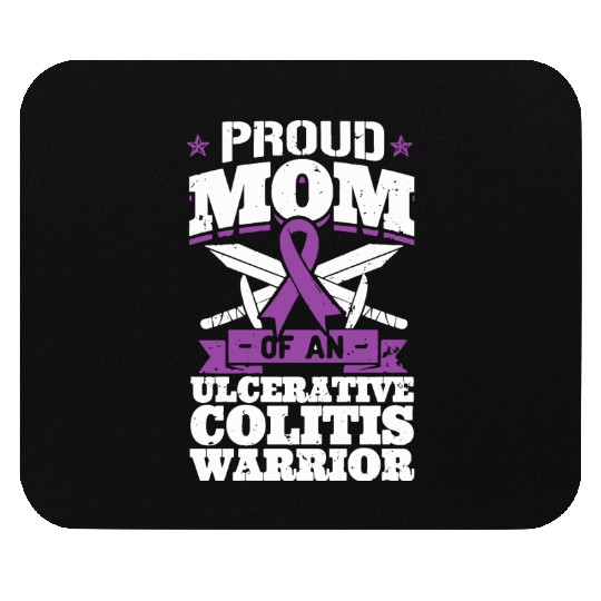 Proud Mom Of An Ulcerative Colitis Warrior Mouse Pads
