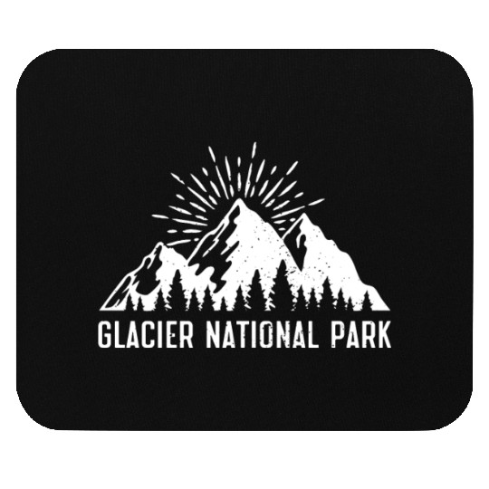 Glacier National Park Mountaineers Mountain lover Mouse Pads