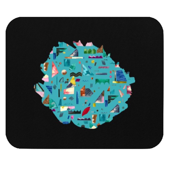 Sailing Boats Multi Blue Mouse Pads