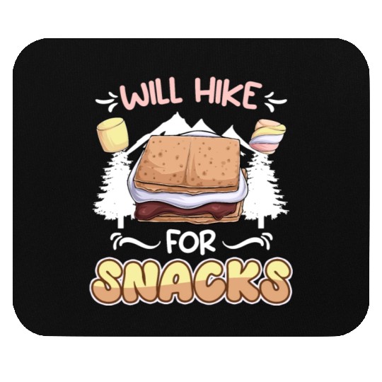 Wanderlust Climber funny Mountain Hiking Snack Mouse Pads