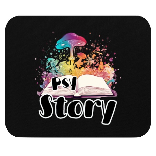 Psy Story A Psychedelic Journey Through the Pages Mouse Pads