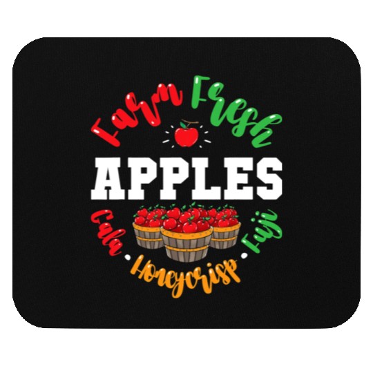 Apple Picking Farmer Fall For Toddlers Kids Women Mouse Pads