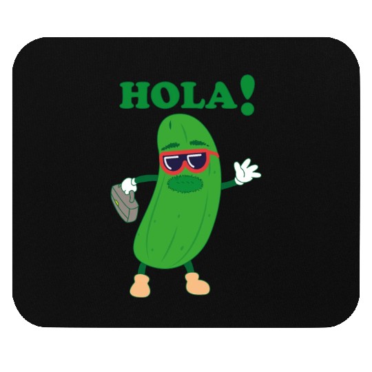 Mr cucumber Mouse Pads
