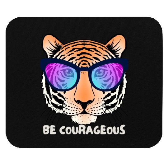 Be Courageous like a Lion Mouse Pads