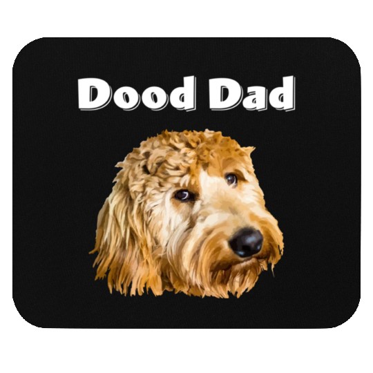 Dood Dad Goldendoodle Mouse Pads