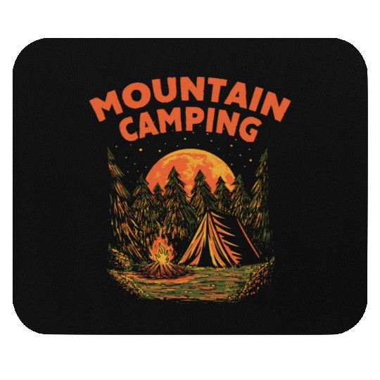 Mountain Camping Wildlife Hiking Outdoor Hiker Cam Mouse Pads