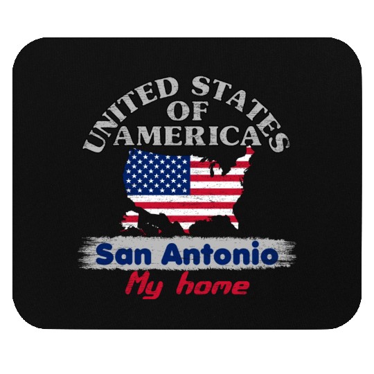 United States of America - San Antonio my home Mouse Pads
