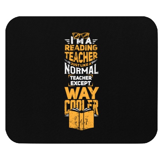 Cool Reading Teacher Mouse Pads