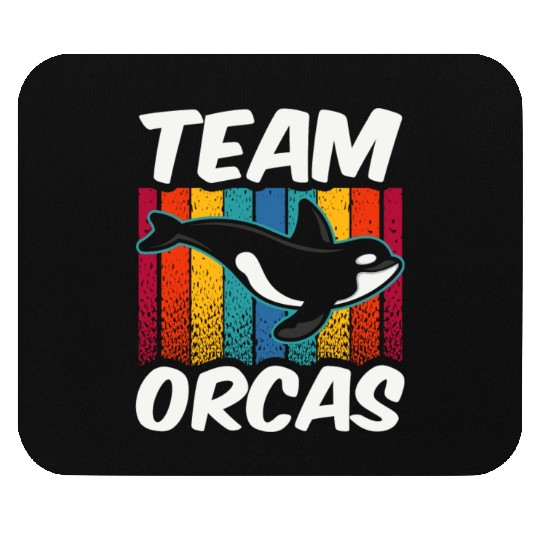Team Orcas Orca Protect Whale Sea Mouse Pads