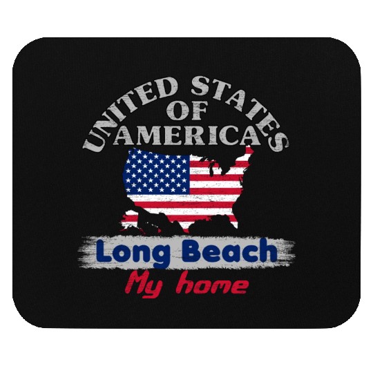 United States of America - Long Beach my home - us Mouse Pads
