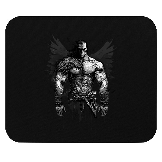 Muscle Raven Mouse Pads