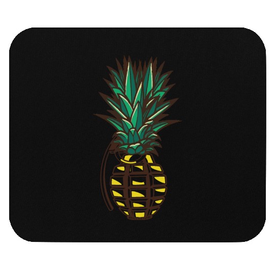 Pineapple Grenade Mouse Pads