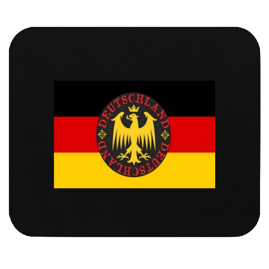 German Flag With Teutonic Eagle Mouse Pads