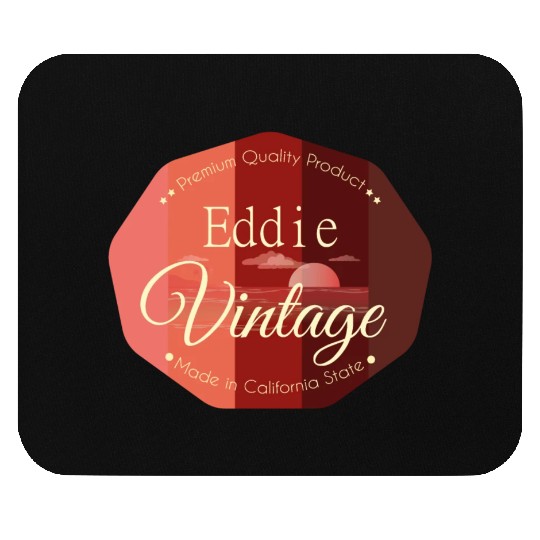 Eddie First Name Vintage Mouse Pads