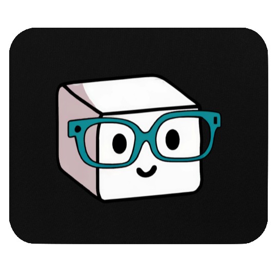 Sugar Sugar Cube Nerd Glasses Mouse Pads