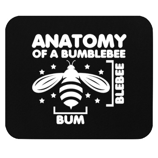 Anatomy of a Bumblebee Bee Lover Gift Mouse Pads