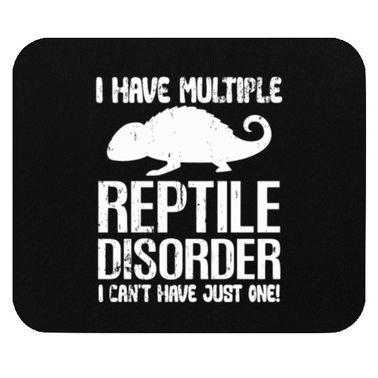 Funny Reptile Disorder Lizard Owner Animal Lover Mouse Pads