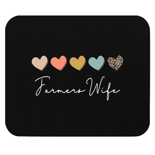 Farmers Wife Farmer Lover Wife Farming life Mouse Pads