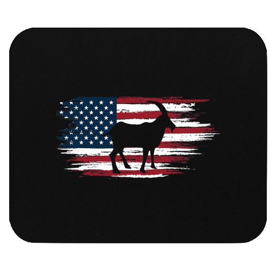 Funny Goat Farming Usa Goat Farmer Mouse Pads