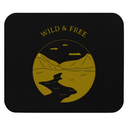 Wild & Free Camping Mouse Pads