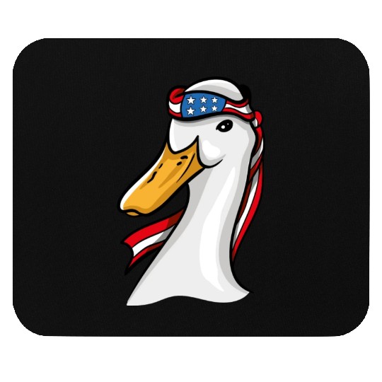Duck Patriotic USA 1 Mouse Pads