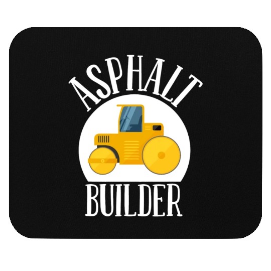 asphalt builder street builder construction worker Mouse Pads