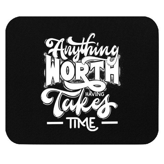 Inspiring Quote Typography Mouse Pads