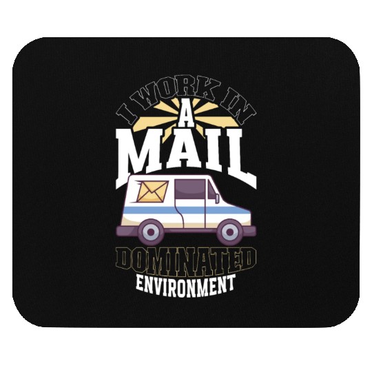 Postal Worker Mail Lady Mail Carrier Postal Mouse Pads