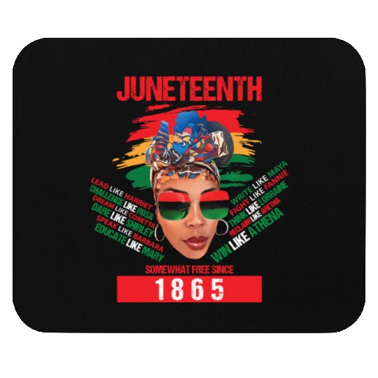 Juneteenth Honoring the Struggle Embracing Freedom Mouse Pads