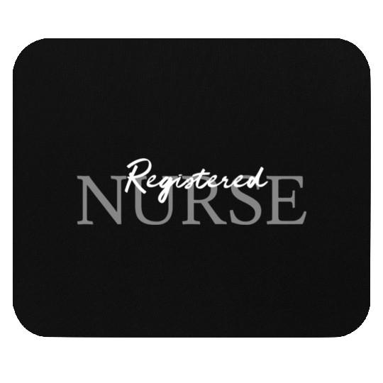 Registered Nurse Rn Emergency Room Nurse Mouse Pads