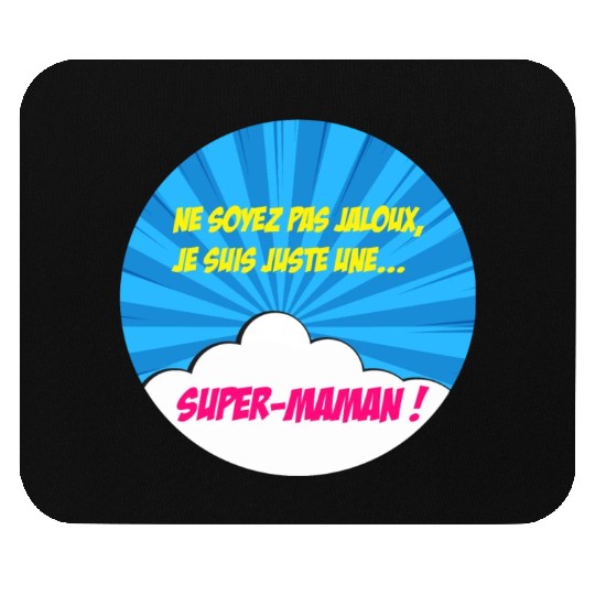 Super-mom super-hero. Best mom Mother's day Comics Mouse Pads