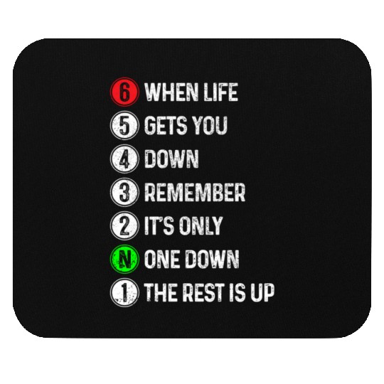 Motorcycle Shift Saying Motocross Motorbike Biker Mouse Pads