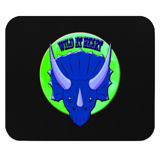 Wild At Heart- Triceratops Mouse Pads