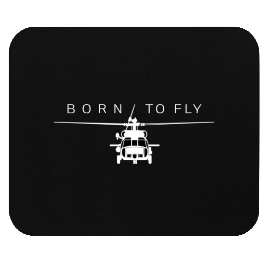 Blackhawk Military Aviation Helicopter Pilot Mouse Pads