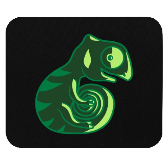 chameleon lizard bunny sweet Mouse Pads