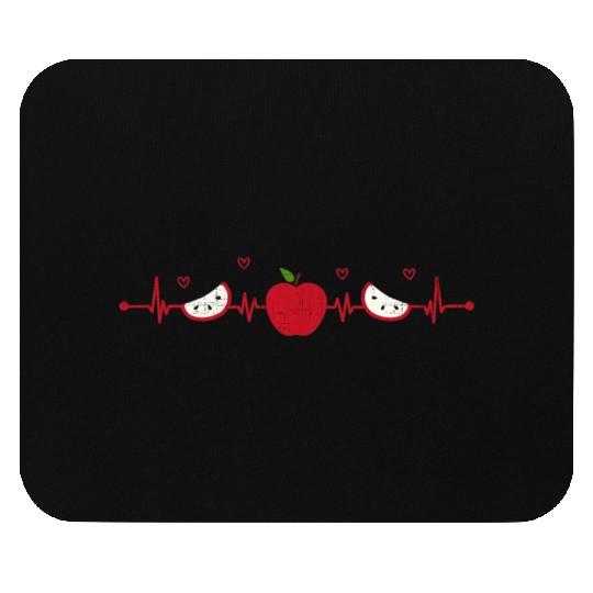 Apples Heartbeat Apple Picking Farmer Picker Mouse Pads