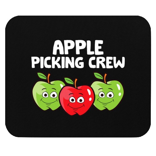 Apple Farmer Apple Lover Fruit Funny Apple Picking Mouse Pads
