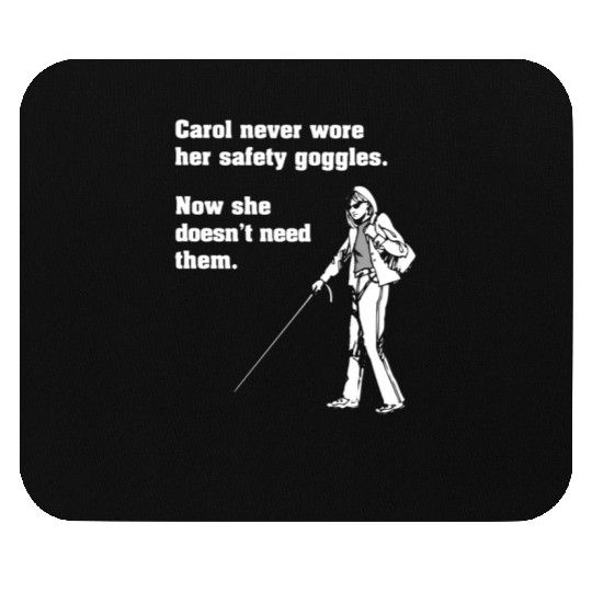 Carol Safety Goggles Science Chemistry Mouse Pads