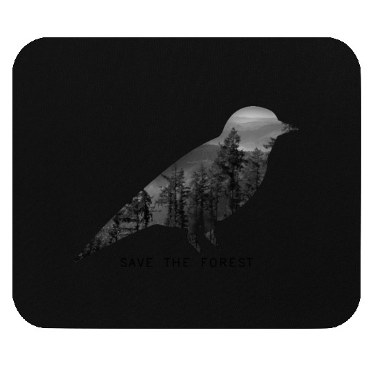Bird Save the forest Mouse Pads