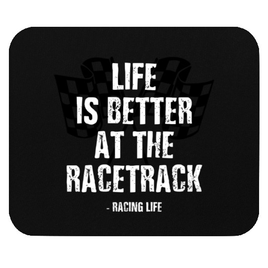 Dirt Track Racing Gear Checker Flag Racing Race Fl Mouse Pads