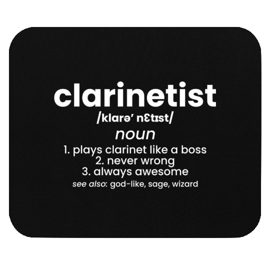 Clarinetist Definition Clarinet Clarinetist Mouse Pads