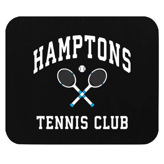 Hamptons Tennis Club Preppy New York Montauk Varsi Mouse Pads