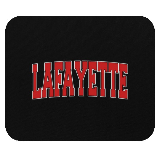 Lafayette La Louisiana Varsity Style Usa Sports Mouse Pads