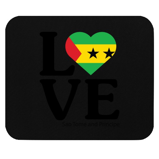 Love Sao Tome and Principe Mouse Pads