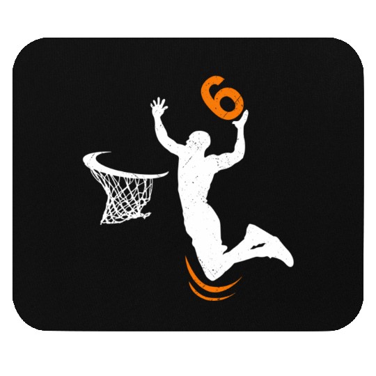 6 Basketball Dunk 6Th Party Mouse Pads