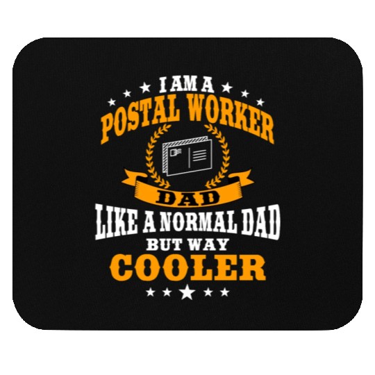 Postal Worker Dad Outfit Postman Father's Day Mouse Pads