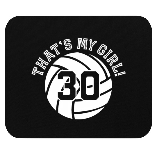 30 Volleyball Player That'S My Cheer Mom Dad Team Mouse Pads