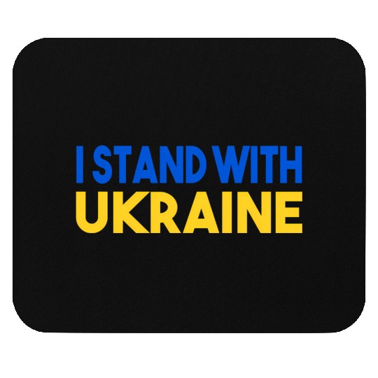 Ukraine Flag I Stand With Ukraine Mens Mouse Pads