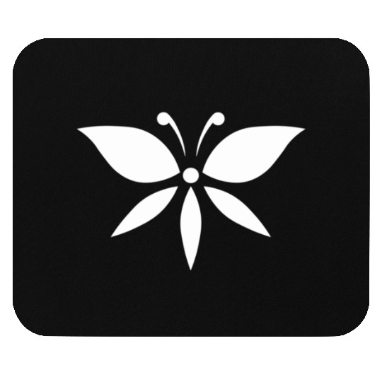 Butterfly Flower Mouse Pads
