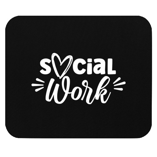 Social Work Graduation Job Worker Mouse Pads